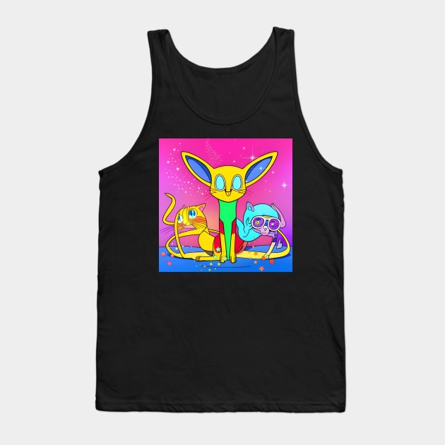 MY COSMIC CAT DESIGN Tank Top by The C.O.B. Store